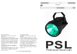 Preview for 1 page of PSL CONOPLUS GREEN D0004 User Manual