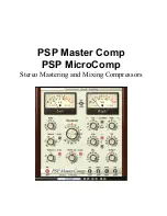 PSP Master Comp Instruction Manual предпросмотр