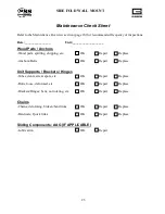 Preview for 24 page of PSS GARED 2500 Additional Installation, Operation And Maintenance Instructions