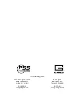 Preview for 25 page of PSS GARED 2500 Additional Installation, Operation And Maintenance Instructions