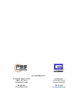 Preview for 24 page of PSS Gared Elite Pro I Installation, Operation And Maintenance Manual