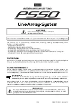 Предварительный просмотр 3 страницы PSSO CLA-115 User Manual