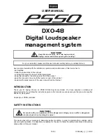 Предварительный просмотр 19 страницы PSSO DXO-48 User Manual