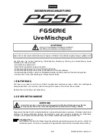 Предварительный просмотр 6 страницы PSSO FG SERIES User Manual