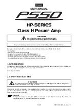 Preview for 15 page of PSSO HP-SERIES User Manual