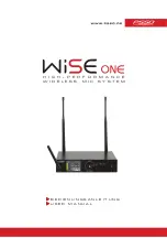 PSSO WISE ONE User Manual предпросмотр