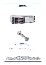 Preview for 3 page of PST Michell Instruments Liquidew I.S. User Manual