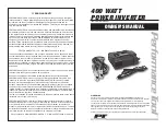 PT W16651 Owner'S Manual предпросмотр