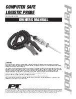 PT W2991 Owner'S Manual preview