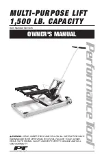 PT W41035 Owner'S Manual preview