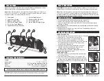 Preview for 2 page of PT W5706 Operator'S Manual