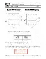 Предварительный просмотр 7 страницы PTC PT2262 Manual