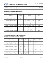 Preview for 18 page of PTC PT6315 Manual