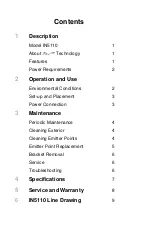 Preview for 2 page of PTEC IN5110 Instruction Manual