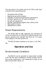 Предварительный просмотр 4 страницы PTEC IN5110 Instruction Manual