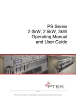 Preview for 1 page of Ptek 2.5kW PS Operating Manual And User Manual