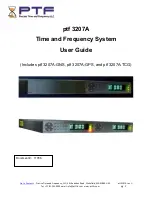 PTF 3207A User Manual предпросмотр