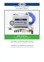 Предварительный просмотр 1 страницы PTG AIRBOOSTER plus Installation And Operating Instructions Manual