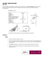 Предварительный просмотр 2 страницы PTG electric radiant heater Instruction Manual