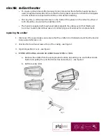 Предварительный просмотр 4 страницы PTG electric radiant heater Instruction Manual