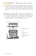 Предварительный просмотр 33 страницы PTI security systems Wireless Door Alarm System Installation And Operation Manual