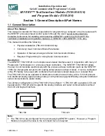 PTI SENTRY TIM-100 Installation & Operation Manual preview