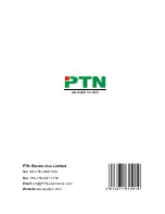 Предварительный просмотр 40 страницы PTN D-3001 User Manual