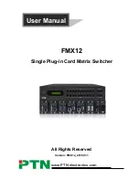 PTN FMX12 User Manual preview