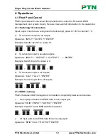 Preview for 17 page of PTN FMX12 User Manual