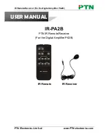 PTN IR-PA2B User Manual предпросмотр