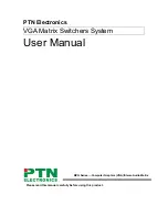 PTN MATRIX MVG82 User Manual preview