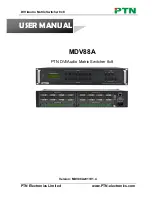 Предварительный просмотр 1 страницы PTN MDV88A User Manual