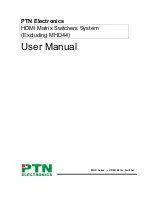 PTN MHD128128 User Manual предпросмотр