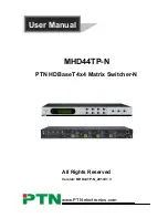 PTN MHD44TP-N User Manual предпросмотр