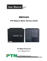 PTN MMX6464 User Manual предпросмотр