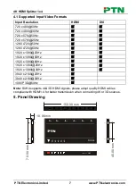 Preview for 11 page of PTN SUH4 User Manual