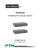 Preview for 1 page of PTN TPHD403P User Manual