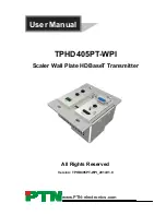 Предварительный просмотр 1 страницы PTN TPHD405PT-WPI User Manual