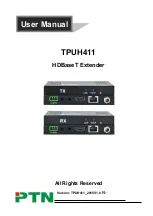 Preview for 1 page of PTN TPUH411R User Manual