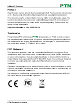 Preview for 2 page of PTN TPUH411R User Manual