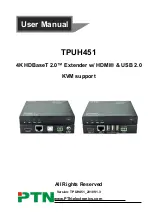 Предварительный просмотр 1 страницы PTN TPUH451 User Manual