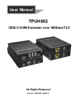 Предварительный просмотр 1 страницы PTN TPUH652 User Manual