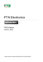 PTN TSC6 Series User Manual предпросмотр