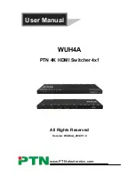 PTN WUH4A User Manual предпросмотр