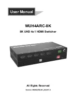 PTN WUH4ARC-8K User Manual предпросмотр