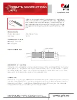 Preview for 1 page of PTR SK 790 Operating Instructions