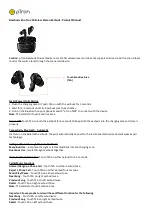 pTron Bassbuds Duo Product Manual preview