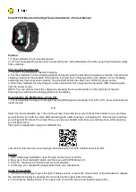 Preview for 1 page of pTron Pulsefit P261 Product Manual