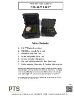 Pts E-Kit PRC-117F User Manual предпросмотр