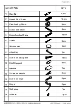 Предварительный просмотр 3 страницы Pts Sango INDI 7242LO640A1V69 Assembly Instructions Manual